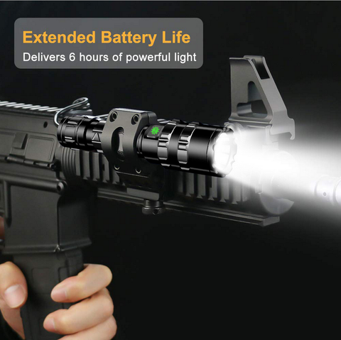 Mini LED Tactical Flashlight 1600 High Lumen 10W Fixed Focus Water Resistant Light for Camping Accessories Outdoor Gear Emergency with USB
