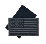 Tactical Patches of American Flag Embroidered with Hook and Loop for Backpacks Caps Hats Jackets Pants, Military Army Uniform Emblems, 2 Pcs 3x2 Inches